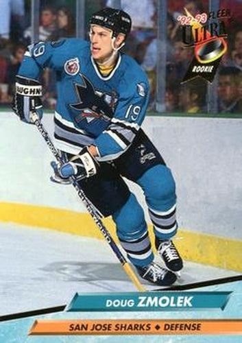 #405 Doug Zmolek - San Jose Sharks - 1992-93 Ultra Hockey