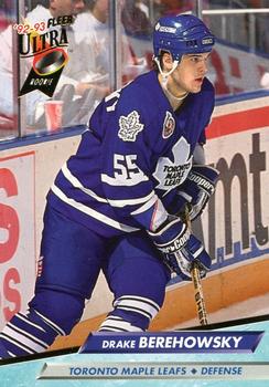 #417 Drake Berehowsky - Toronto Maple Leafs - 1992-93 Ultra Hockey