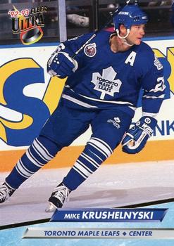 #421 Mike Krushelnyski - Toronto Maple Leafs - 1992-93 Ultra Hockey