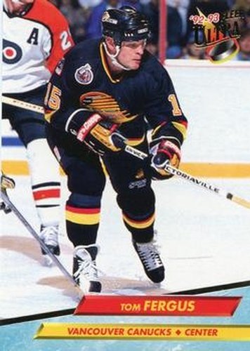 #426 Tom Fergus - Vancouver Canucks - 1992-93 Ultra Hockey