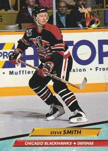 #42 Steve Smith - Chicago Blackhawks - 1992-93 Ultra Hockey