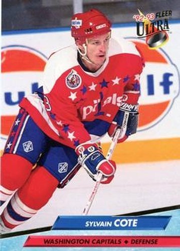 #433 Sylvain Cote - Washington Capitals - 1992-93 Ultra Hockey