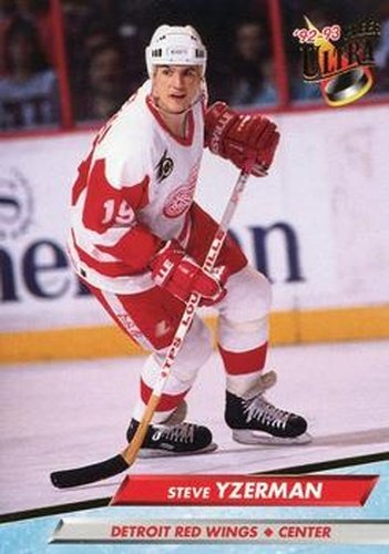 #55 Steve Yzerman - Detroit Red Wings - 1992-93 Ultra Hockey