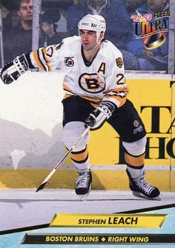 #5 Steve Leach - Boston Bruins - 1992-93 Ultra Hockey