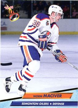 #61 Norm Maciver - Edmonton Oilers - 1992-93 Ultra Hockey