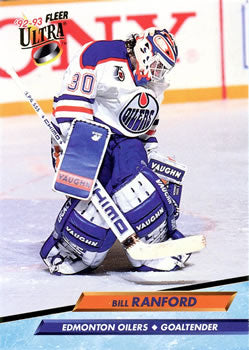 #65 Bill Ranford - Edmonton Oilers - 1992-93 Ultra Hockey