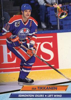 #67 Esa Tikkanen - Edmonton Oilers - 1992-93 Ultra Hockey