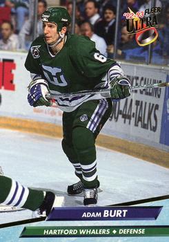 #69 Adam Burt - Hartford Whalers - 1992-93 Ultra Hockey