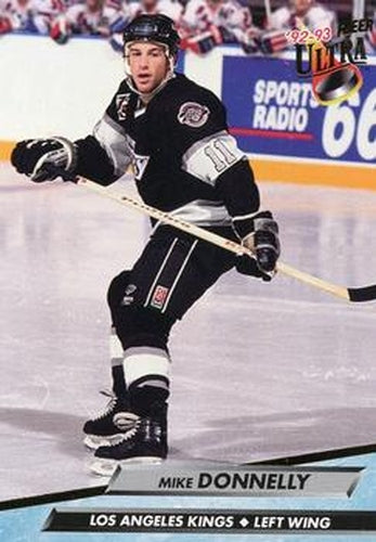 #81 Mike Donnelly - Los Angeles Kings - 1992-93 Ultra Hockey