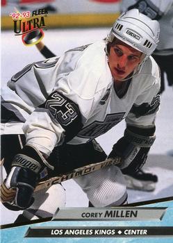 #86 Corey Millen - Los Angeles Kings - 1992-93 Ultra Hockey