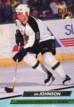 #95 Jim Johnson - Minnesota North Stars - 1992-93 Ultra Hockey