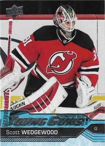 #492 Scott Wedgewood - New Jersey Devils - 2016-17 Upper Deck Hockey