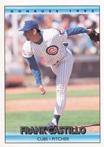 #492 Frank Castillo - Chicago Cubs - 1992 Donruss Baseball