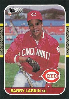 #492 Barry Larkin - Cincinnati Reds - 1987 Donruss Baseball