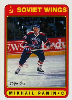 #492 Mikhail Panin - Soviet Wings - 1990-91 O-Pee-Chee Hockey