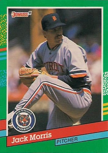 #492 Jack Morris - Detroit Tigers - 1991 Donruss Baseball