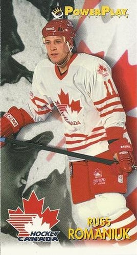 #492 Russ Romaniuk - Canada - 1993-94 Fleer PowerPlay Hockey