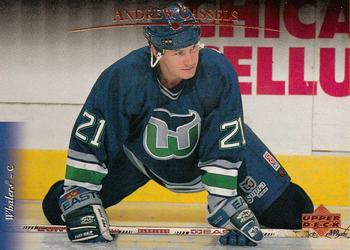 #492 Andrew Cassels - Hartford Whalers - 1995-96 Upper Deck Hockey