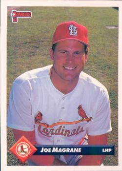 #492 Joe Magrane - St. Louis Cardinals - 1993 Donruss Baseball