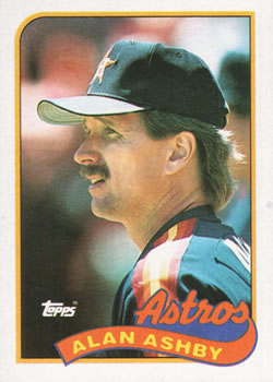 #492 Alan Ashby - Houston Astros - 1989 Topps Baseball