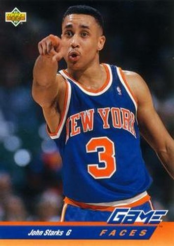 #492 John Starks - New York Knicks - 1992-93 Upper Deck Basketball