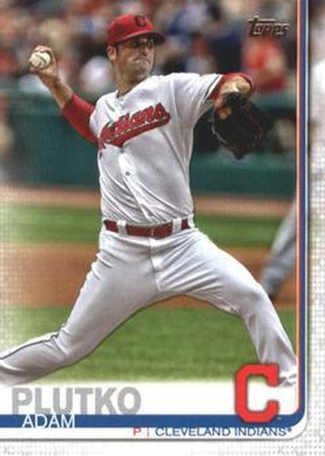 #492 Adam Plutko - Cleveland Indians - 2019 Topps Baseball