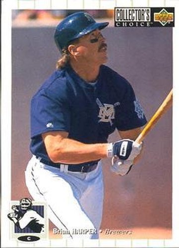 #492 Brian Harper - Milwaukee Brewers - 1994 Collector's Choice Baseball