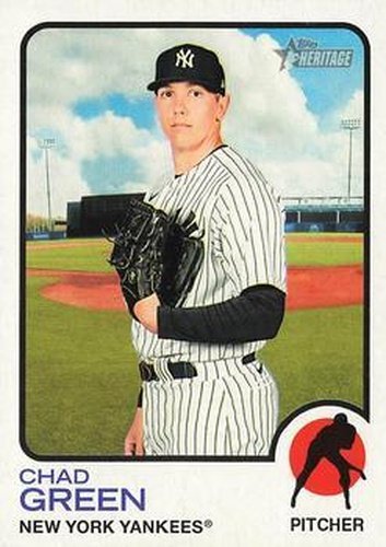 #492 Chad Green - New York Yankees - 2022 Topps Heritage Baseball