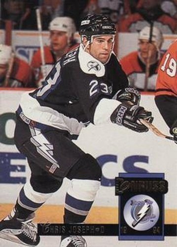 #492 Chris Joseph - Tampa Bay Lightning - 1993-94 Donruss Hockey