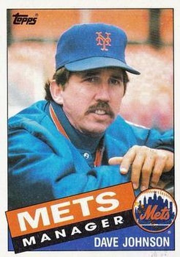 #492 Dave Johnson - New York Mets - 1985 Topps Baseball