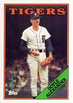 #492 Doyle Alexander - Detroit Tigers - 1988 Topps Baseball