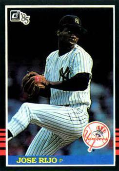 #492 Jose Rijo - New York Yankees - 1985 Donruss Baseball
