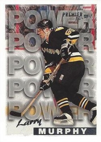 #492 Larry Murphy - Pittsburgh Penguins - 1994-95 Topps Premier Hockey