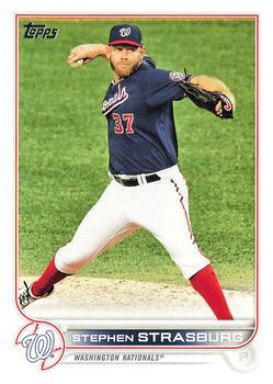 #492 Stephen Strasburg - Washington Nationals - 2022 Topps Baseball