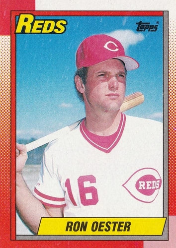 #492 Ron Oester - Cincinnati Reds - 1990 Topps Baseball