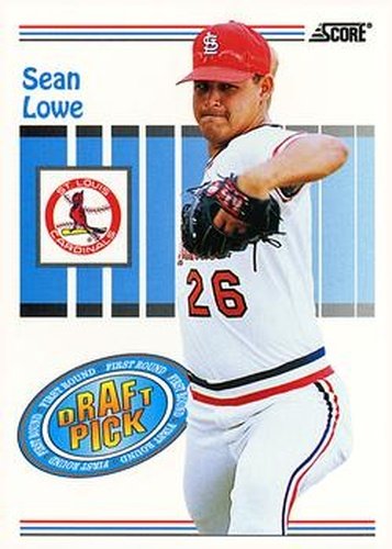 #493 Sean Lowe - St. Louis Cardinals - 1993 Score Baseball