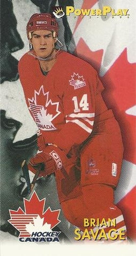 #493 Brian Savage - Canada - 1993-94 Fleer PowerPlay Hockey