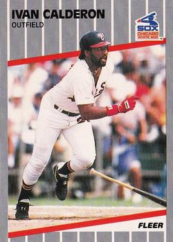 #493 Ivan Calderon - Chicago White Sox - 1989 Fleer Baseball