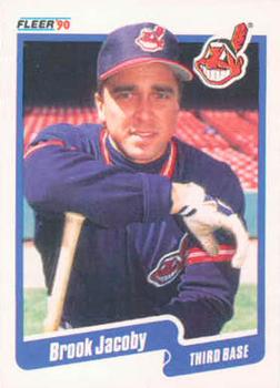 #493 Brook Jacoby - Cleveland Indians - 1990 Fleer USA Baseball