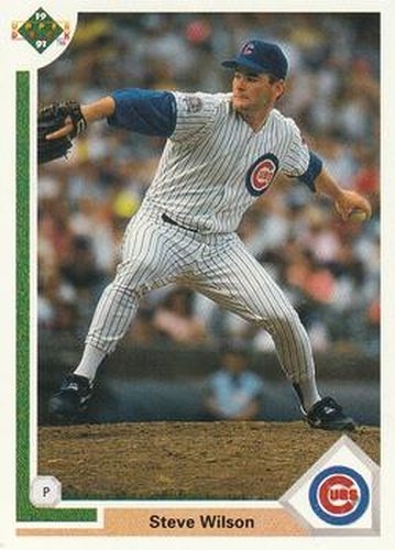 #493 Steve Wilson - Chicago Cubs - 1991 Upper Deck Baseball