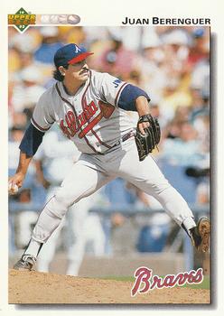 #493 Juan Berenguer - Atlanta Braves - 1992 Upper Deck Baseball