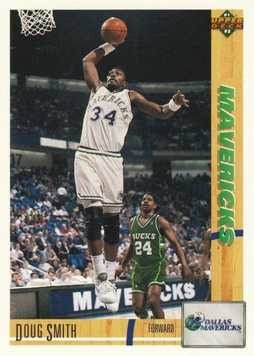 #493 Doug Smith - Dallas Mavericks - 1991-92 Upper Deck Basketball