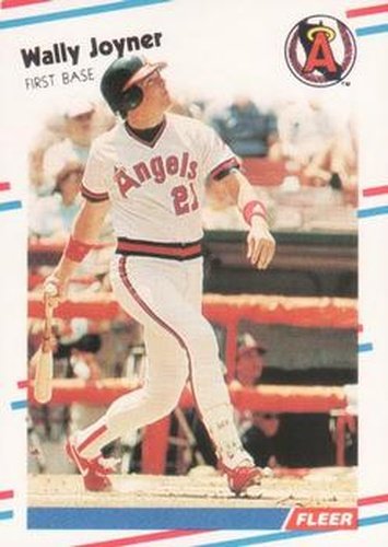 #493 Wally Joyner - California Angels - 1988 Fleer Baseball