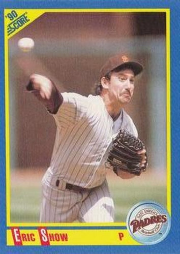 #493 Eric Show - San Diego Padres - 1990 Score Baseball