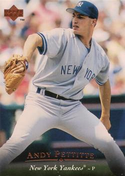 #493 Andy Pettitte - New York Yankees - 1995 Upper Deck Baseball