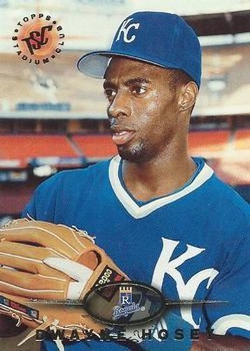 #493 Dwayne Hosey - Kansas City Royals - 1995 Stadium Club Baseball