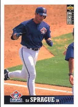 #493 Ed Sprague - Toronto Blue Jays - 1997 Collector's Choice Baseball