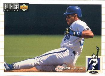 #493 Felix Jose - Kansas City Royals - 1994 Collector's Choice Baseball