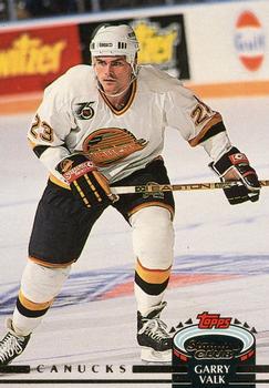#493 Garry Valk - Vancouver Canucks - 1992-93 Stadium Club Hockey