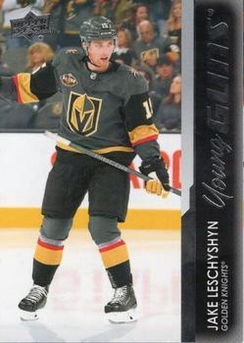 #493 Jake Leschyshyn - Vegas Golden Knights - 2021-22 Upper Deck Hockey